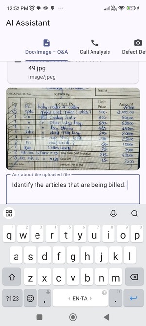 Mobile App AI Scanner